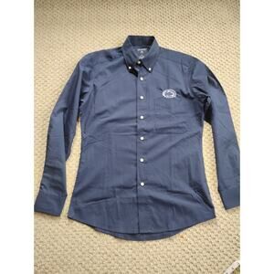 Men's Navy Blue Antigua Penn State Button Up Dress Shirt small